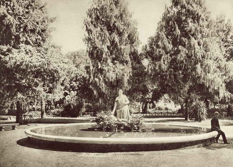Pincian Hill, Mosefontänen av Italian Photographer