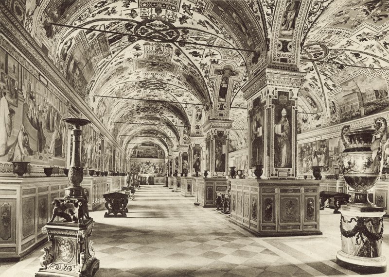 Vatikanbiblioteket, Ist Hall av Italian Photographer