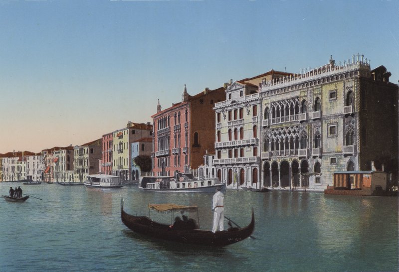 Venedig, Canal Grande, Palazzo Ca d "Oro av Italian Photographer