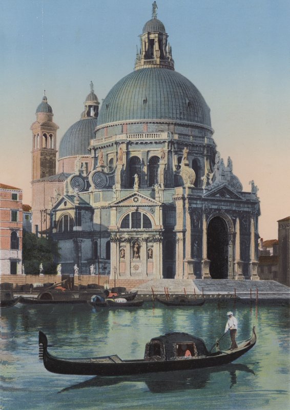 Venedig, Salute Church (färgad bild) av Italian Photographer