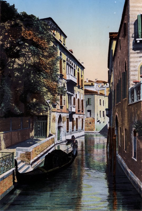 Venezia, Palazzo Van Axel (färgad bild) av Italian Photographer