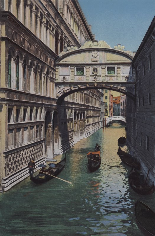 Venedig, Suckarnas bro (färgad bild) av Italian Photographer