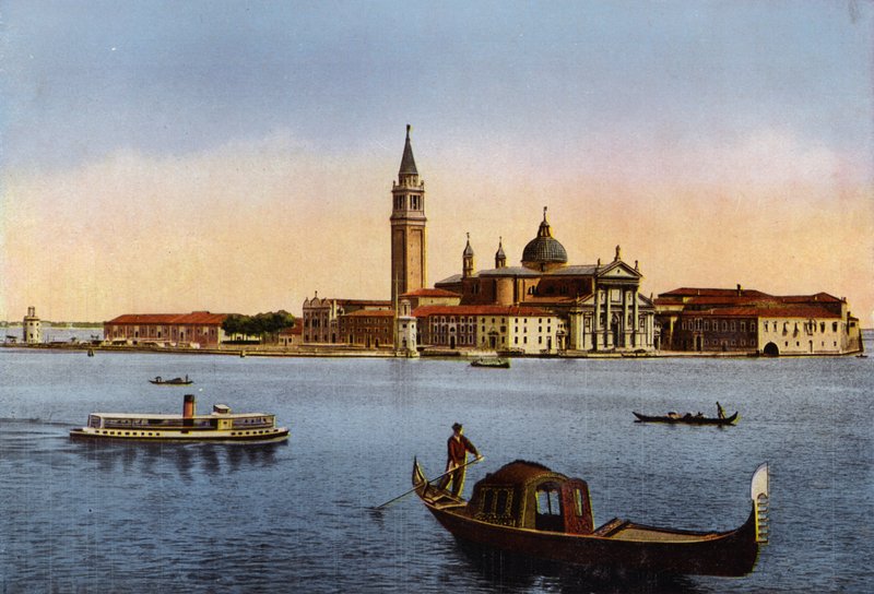 Venezia / Venedig: Isola S Giorgio (foto i färg) av Italian Photographer