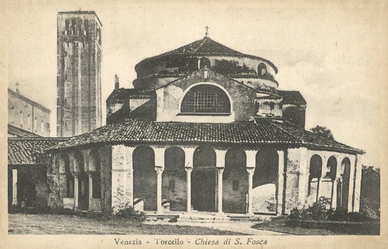Venedig, Torcello, Kyrkan S Fosca av Italian Photographer