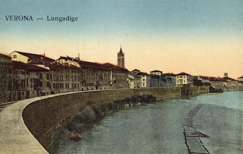 Verona, Italien, Lungadige av Italian Photographer