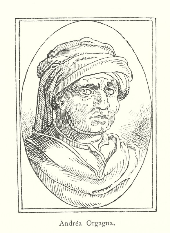 Andrea Orgagna (gravyr) av Italian School