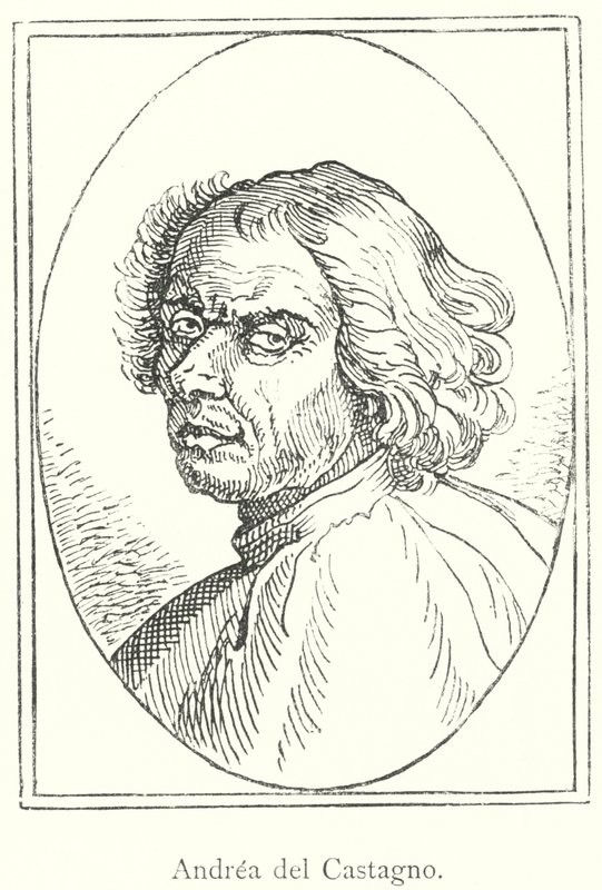 Andrea del Castagno (gravyr) av Italian School