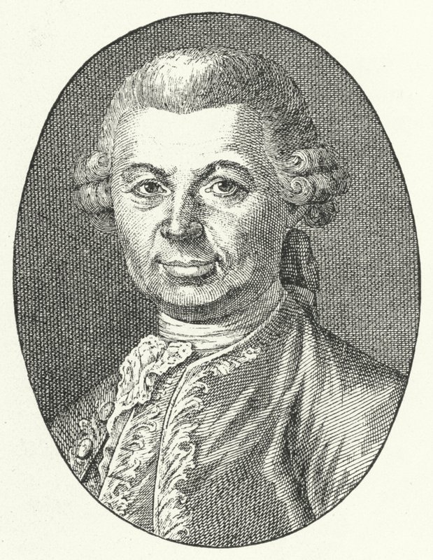 Carlo Gozzi, italiensk dramatiker (gravyr) av Italian School