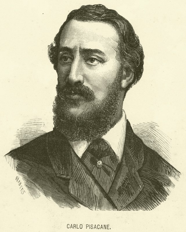 Carlo Pisacane (gravyr) av Italian School