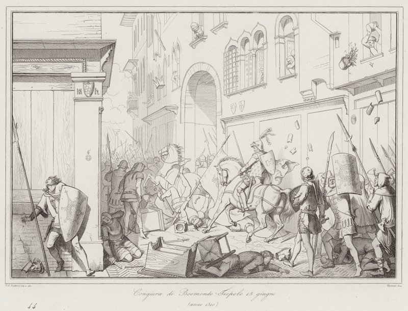 Konspiration av Boemondo Tiepolo 15 juni av Italian School