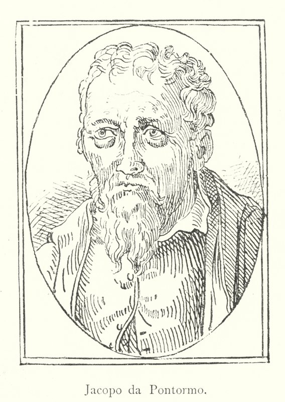 Jacopo da Pontormo (gravyr) av Italian School