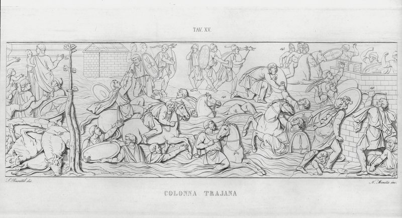 Trajanus kolumn, Trajanus kolumn (gravyr) av Italian School