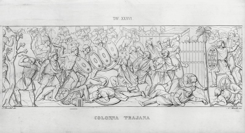 Trajanus kolumn, Trajanus kolumn av Italian School