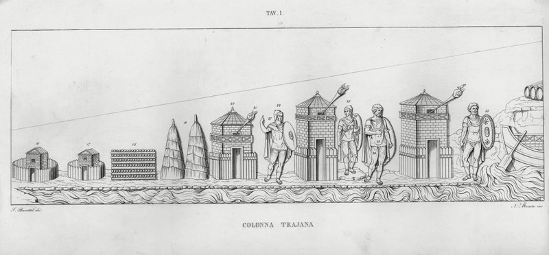 Trajanus kolumn, Trajanus kolumn av Italian School