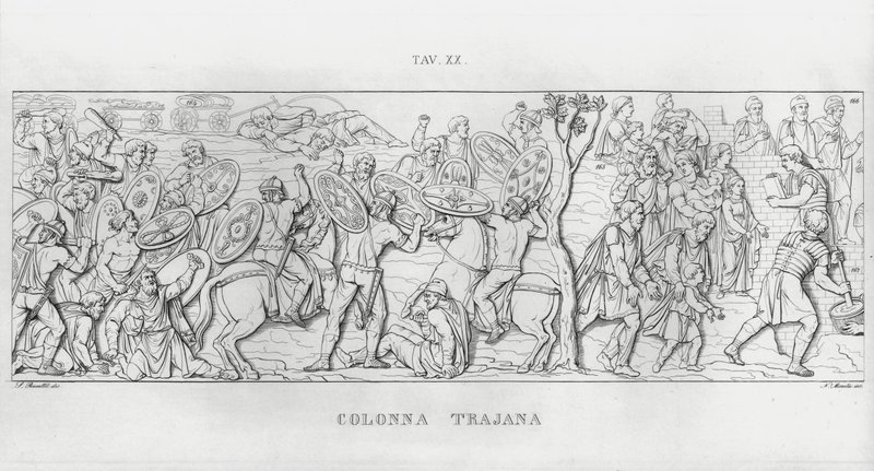 Trajanus kolumn, Trajanus kolumn av Italian School