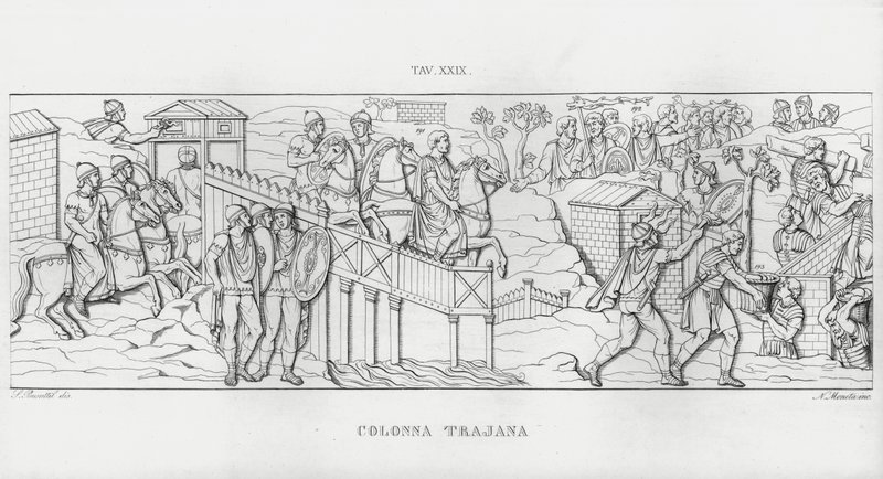 Trajanus kolumn, Trajanus kolumn av Italian School