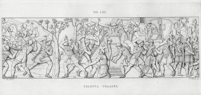 Trajanus kolumn, Trajanus kolumn av Italian School