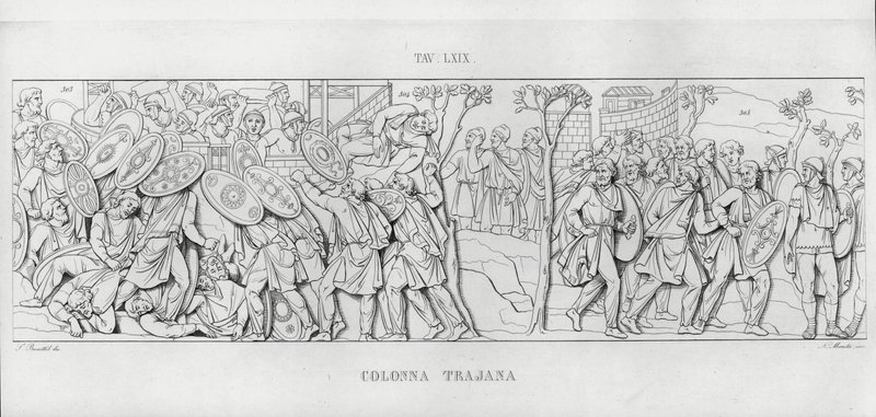 Trajanus kolumn, Trajanus kolumn av Italian School
