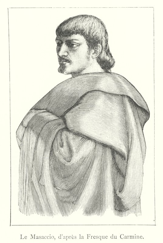 Masaccio, efter Carmine Fresco (gravyr) av Italian School