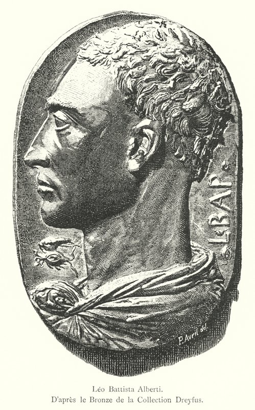 Leon Battista Alberti, Efter bronset i Dreyfus-samlingen (gravyr) av Italian School