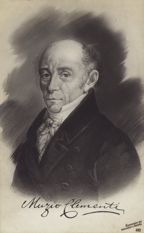 Murzo Clementi, italiensk kompositör, pianist, dirigent, musikförläggare och pianotillverkare (1752-1832) av Italian School