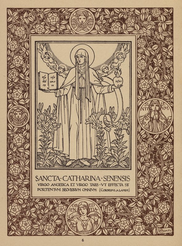 Sida ur broschyr för San Domenico Palace Hotel, Taormina (litografi) av Italian School