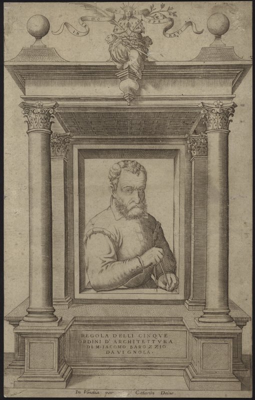 Porträtt av Giacomo Barozzi da Vignola av Italian School