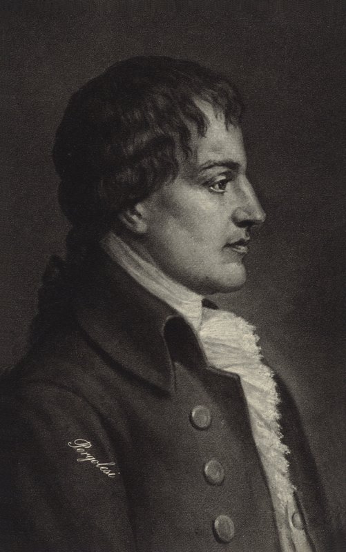 Porträtt av Giovanni Battista Pergolesi av Italian School