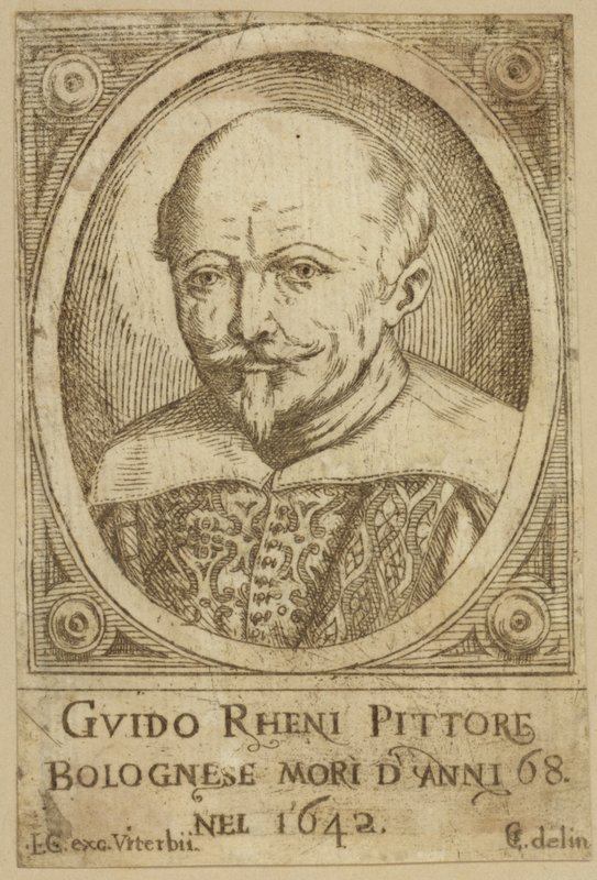Porträtt av Guido Reni av Italian School