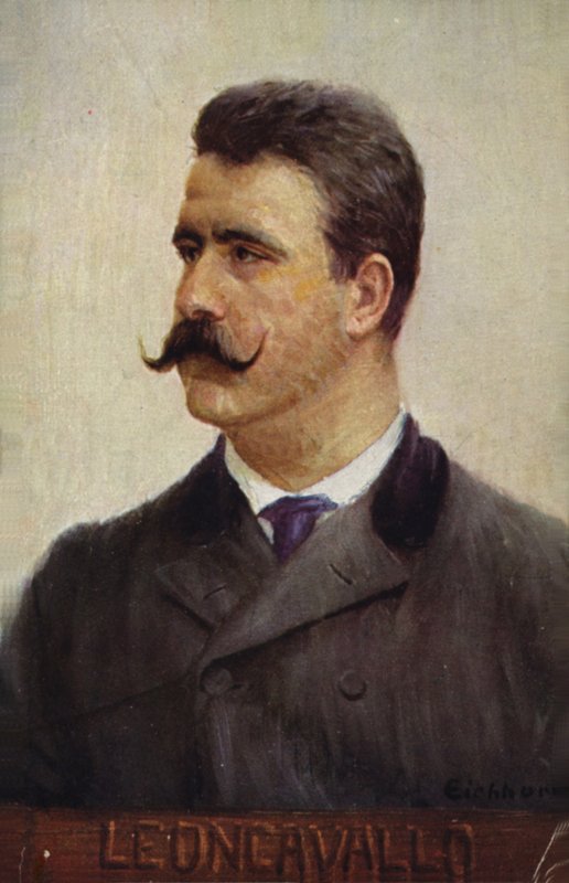 Porträtt av Ruggero Leoncavallo av Italian School