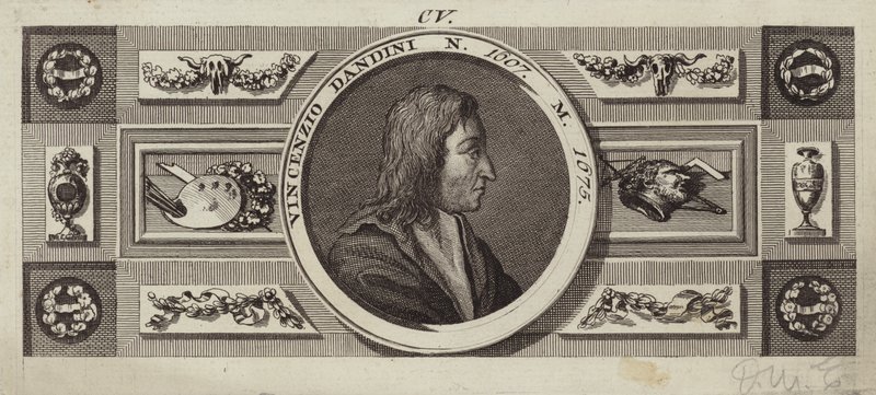 Porträtt av Vincenzo Dandini av Italian School