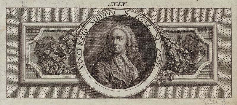 Porträtt av Vincenzo Meucci av Italian School