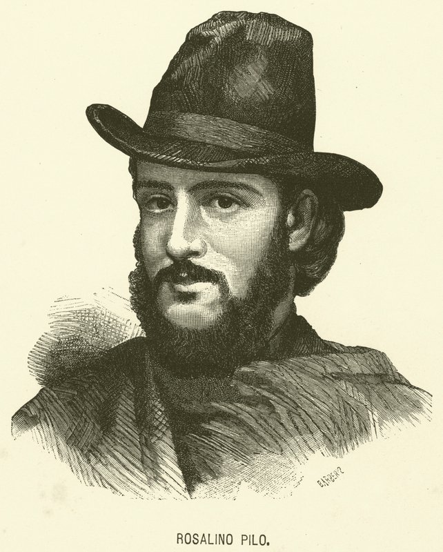 Rosalino Pilo (gravyr) av Italian School