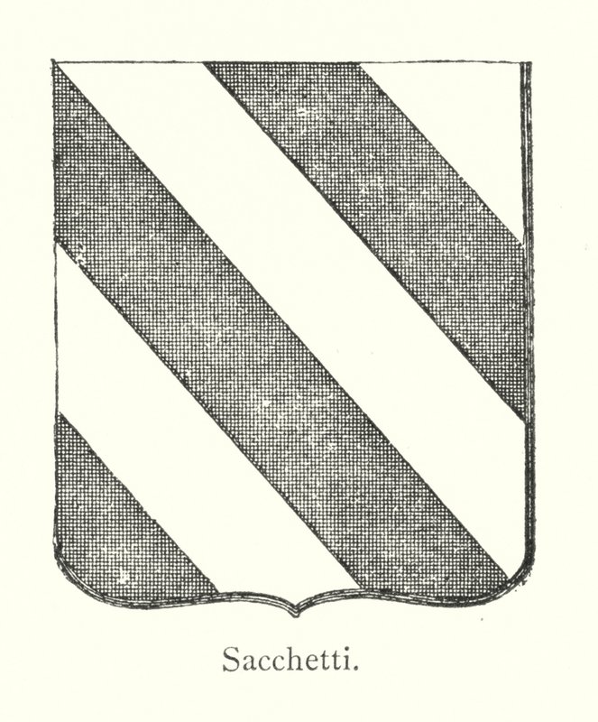 Sacchetti (gravyr) av Italian School
