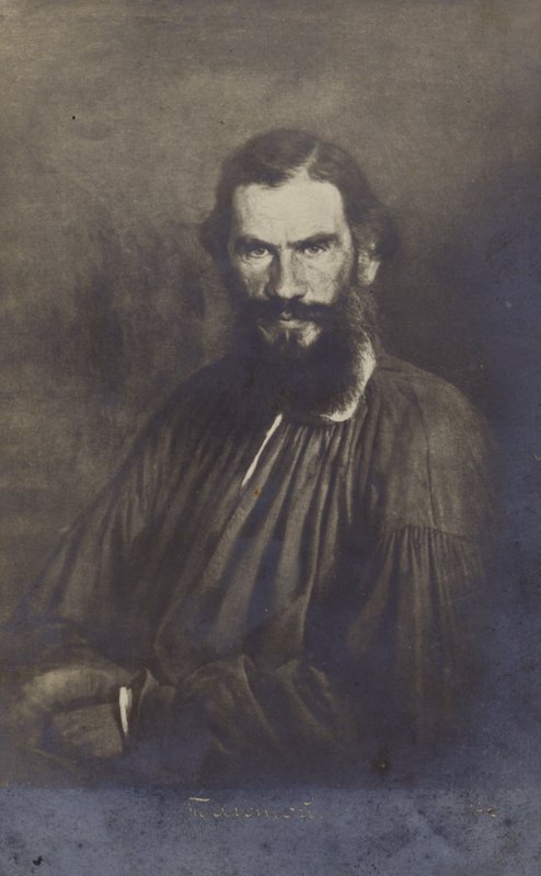 Leo Tolstoy, rysk författare av Ivan Nikolaevich Kramskoy