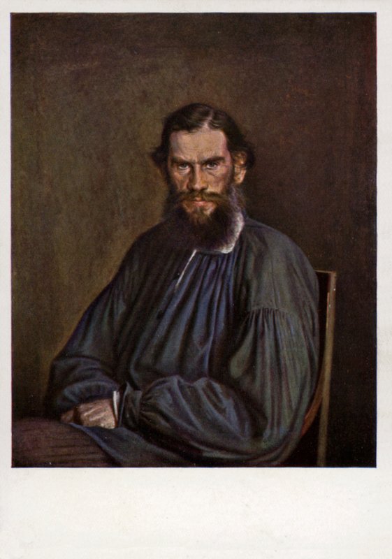 Leo Tolstoy, Russian novelist, short story writer and playwright  av Ivan Nikolaevich Kramskoy