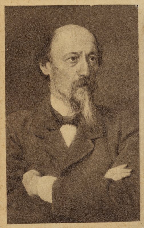 Nikolaj Nekrasov, rysk poet av Ivan Nikolaevich Kramskoy