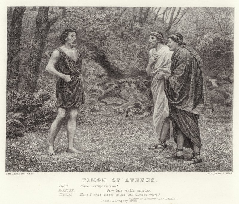 Timon av Aten, Timon av Aten, Akt V, Scen I av J.M.L. Ralston