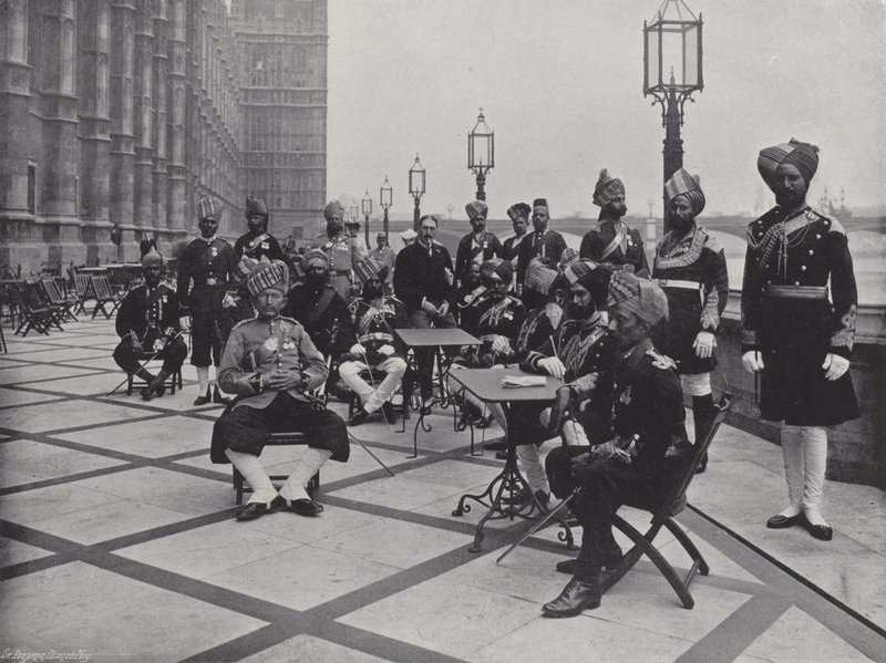 Indiska representanter vid King Edwards Coronation av J. Benjamin Stone