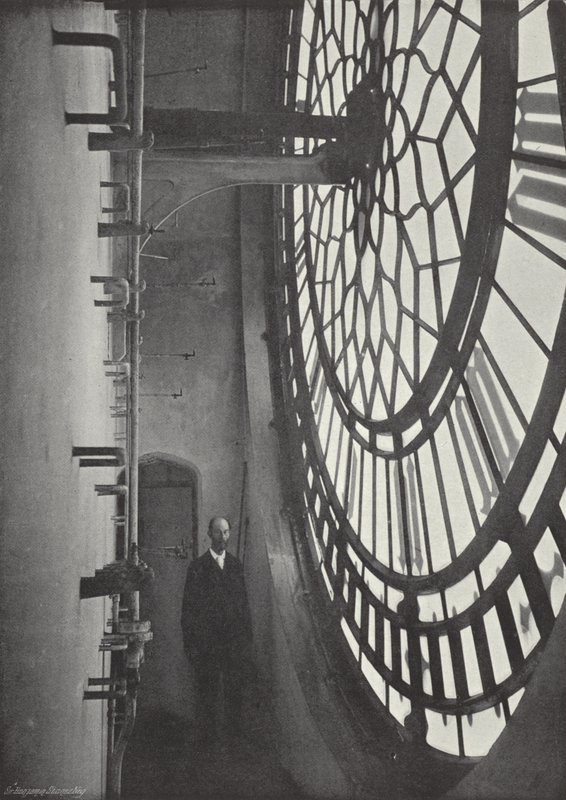 Inre vy av Big Bens Dial av J. Benjamin Stone