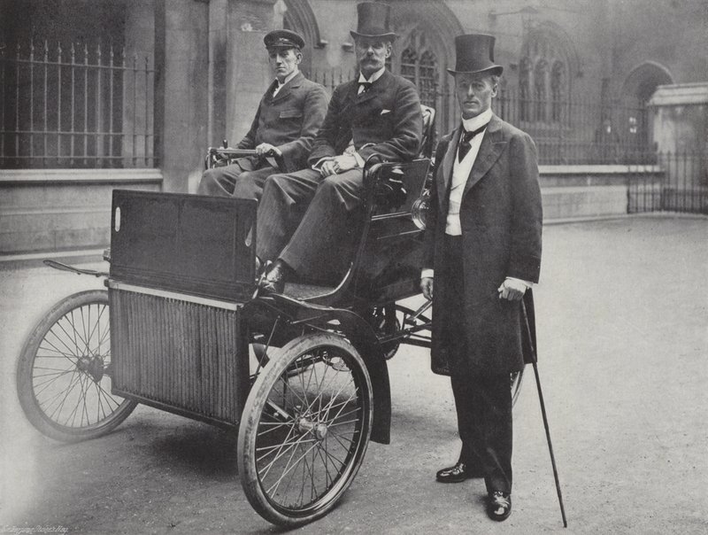 Sir J. Dickson-Poynder, Bart., och major Seely av J. Benjamin Stone