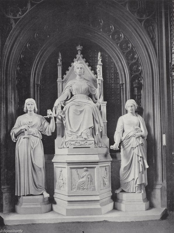 Staty av drottning Victoria av J. Benjamin Stone