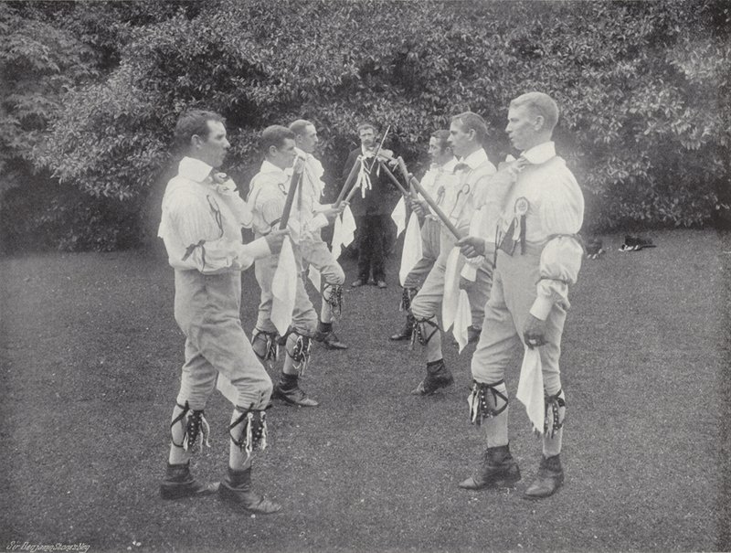 Stratford-on-Avon Mop, dansar Hay av J. Benjamin Stone