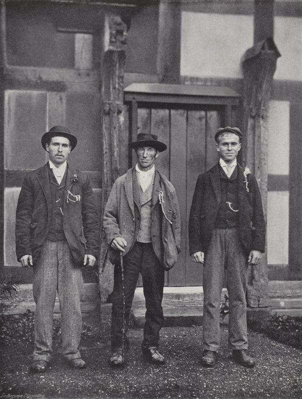 Stratford-on-Avon Mop, står för Hire av J. Benjamin Stone