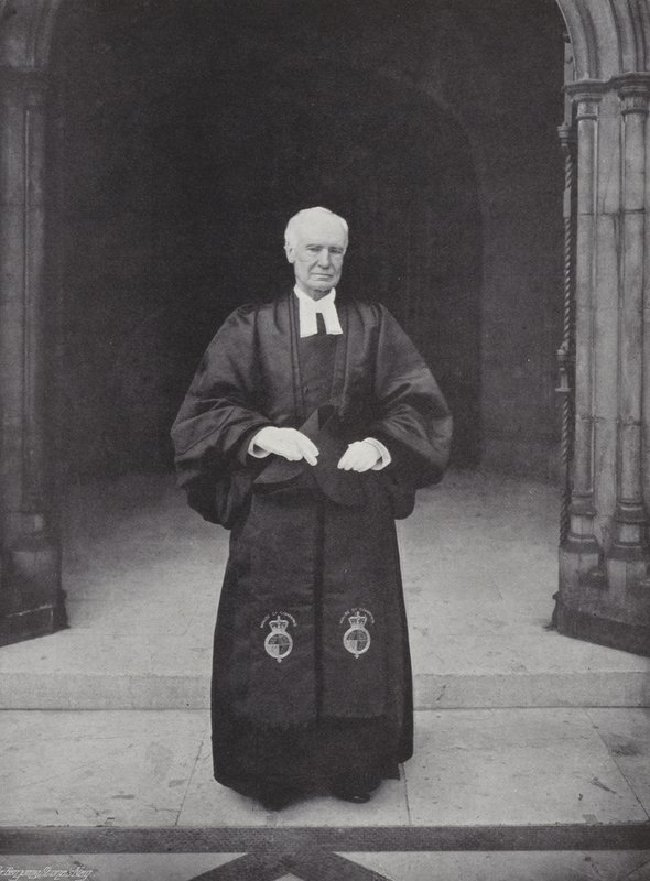 Kapellan av underhuset, ärkediakon Wilberforce (s/v foto) av J. Benjamin Stone