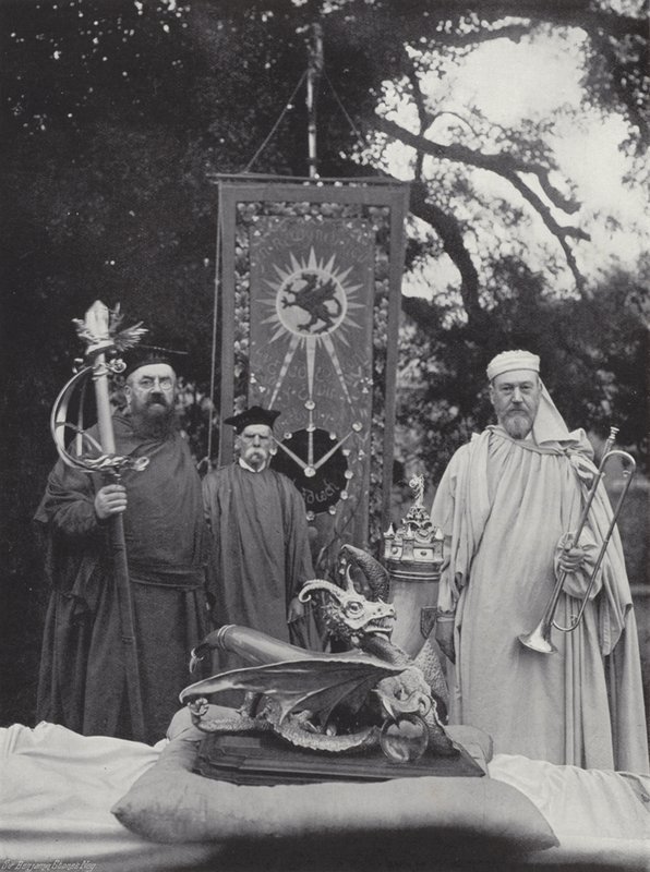 Den walesiska Eisteddfod, Regalia och officerare av J. Benjamin Stone