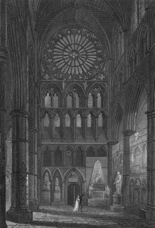 Interiör av Westminster Abbey, Poet