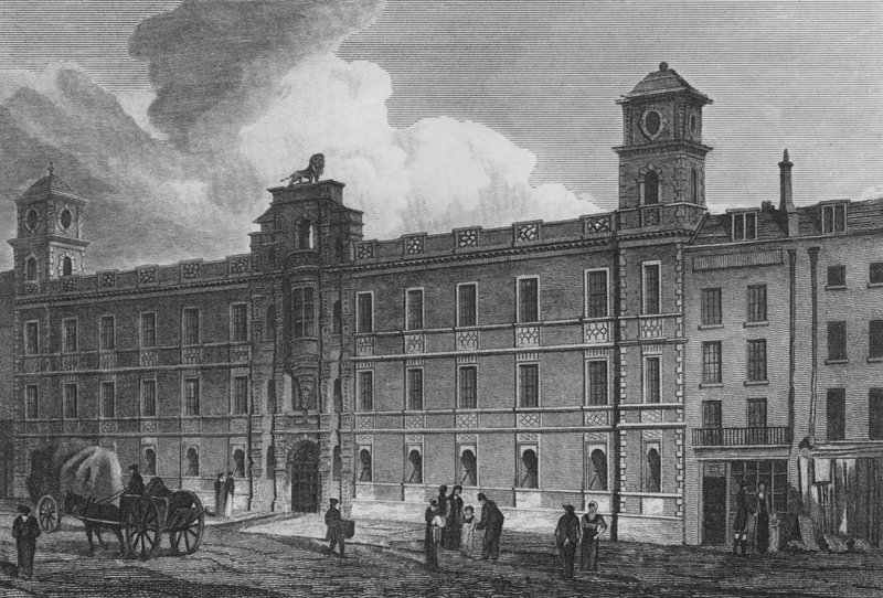 Northumberland House, London (gravyr) av John Preston Neale
