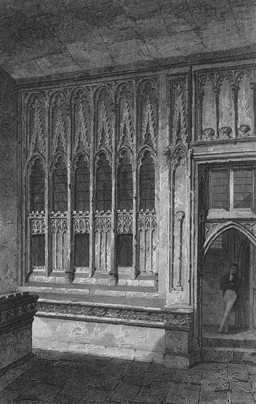 Nedre lobbyn, House of Commons (gravyr) av John Preston Neale