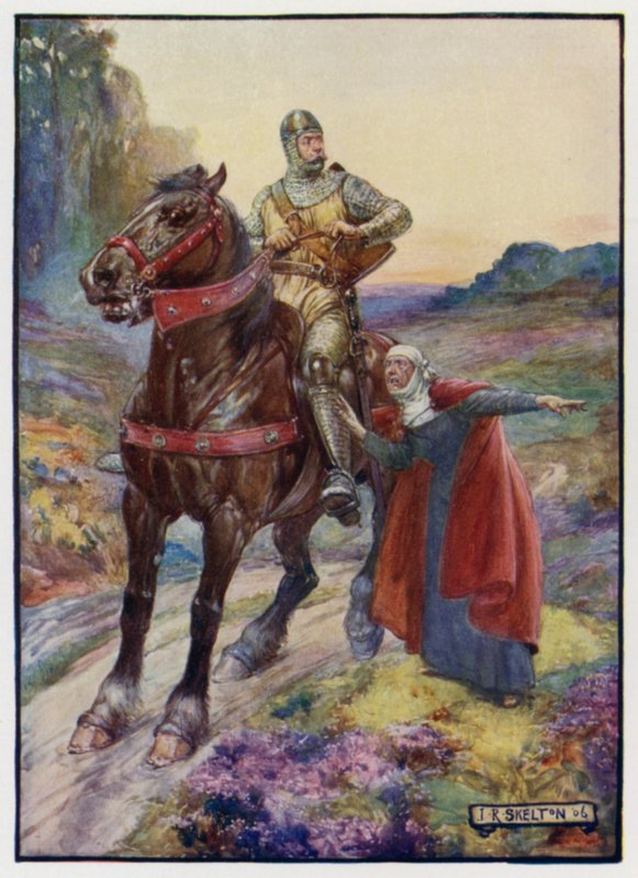 William Wallace tar emot nyheten att engelsmännen har hängt hans män av J. R. Skelton